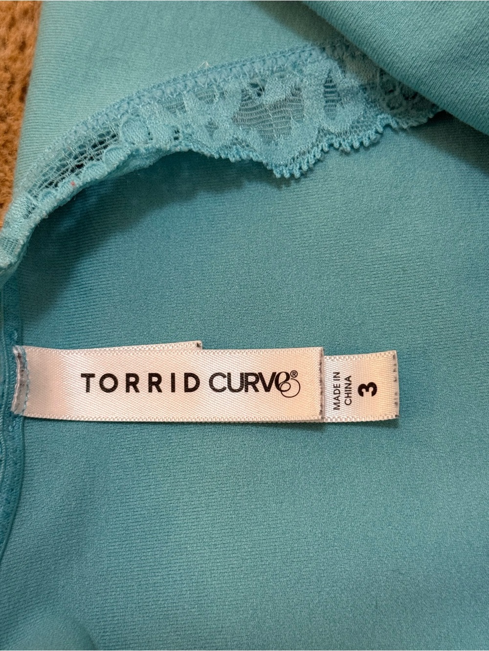 Torrid curve blue padded lace bralette women’s plus size 3 - Picture 6 of 9